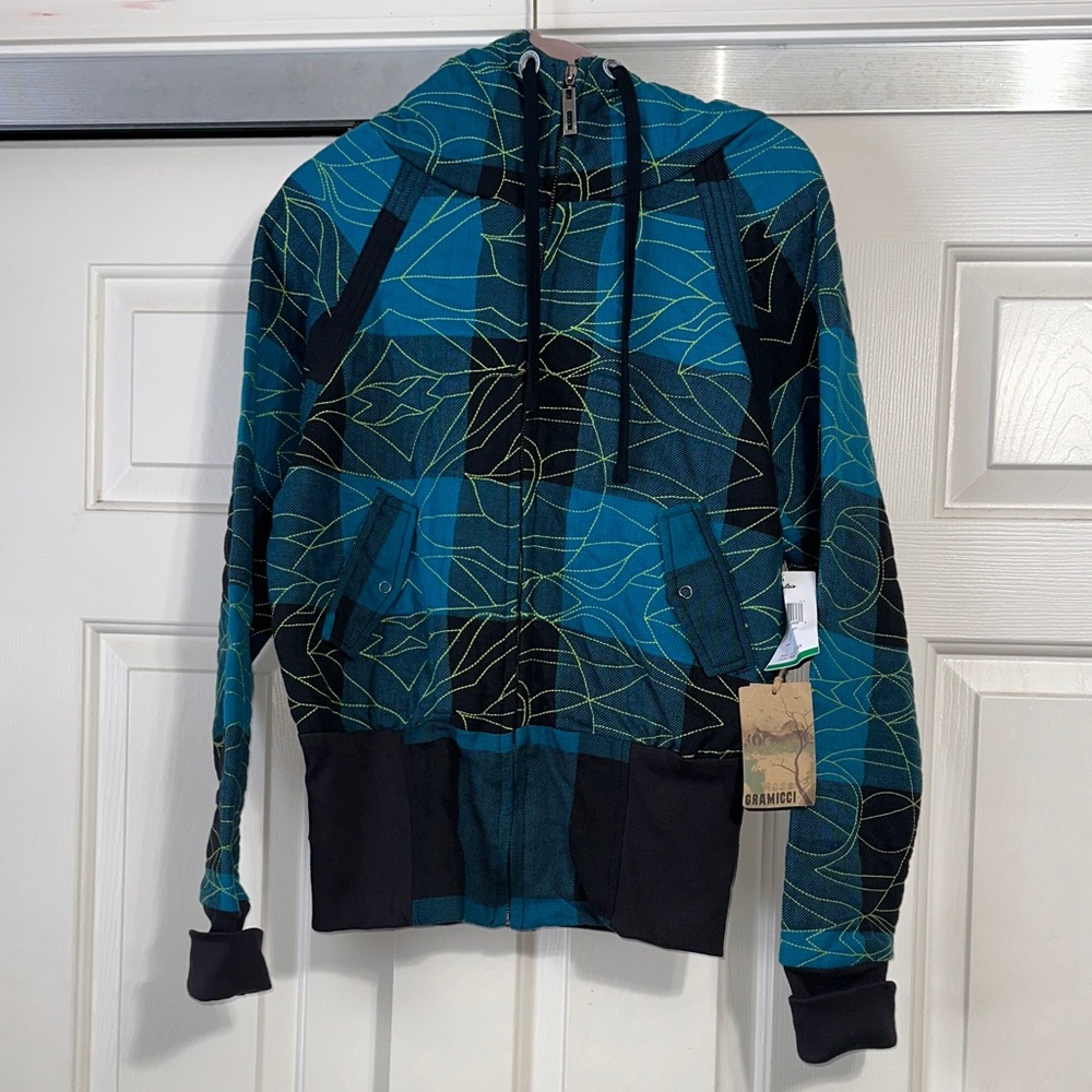 Gramicci Blue and Black Patterned Jacket